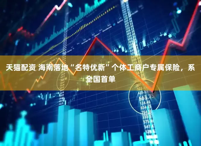 天猫配资 海南落地“名特优新”个体工商户专属保险，系全国首单